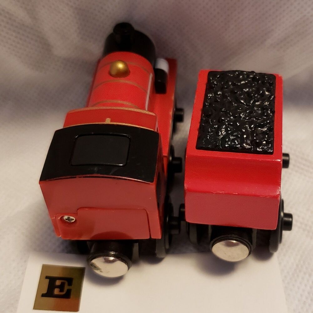 Talking James And Tender From Thomas And Friends Wooden Trains Tested Works! - Picture 2 of 7